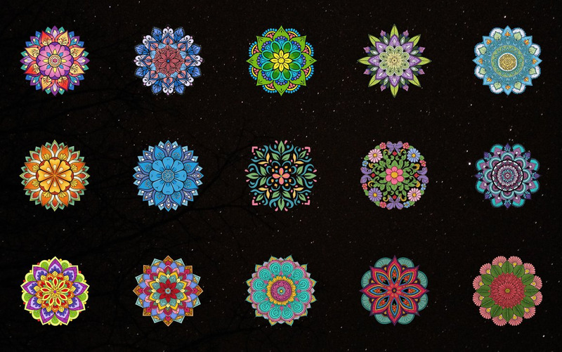 Premium Folk Art Pattern PNG Clipart - Features Image 11