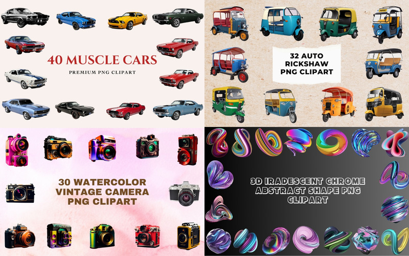 4689+ PNG Clipart Elements Bundle - Features Image 27