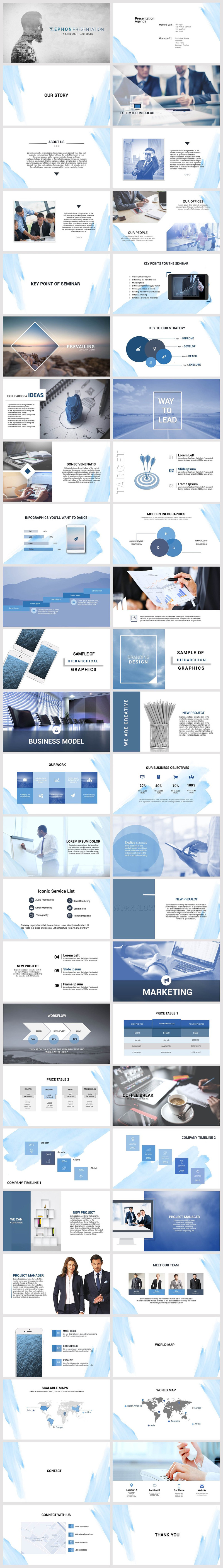 Szablon prezentacji Powerpoint ZEPHON - Obraz funkcji 1