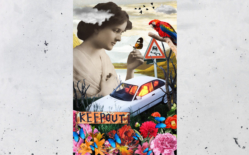 Collage Art Surrealism Premium T-shirt - Features Image 2