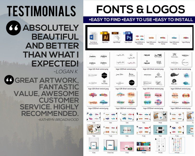 1400+ Logos Mega Bundle Pack - Features Image 1