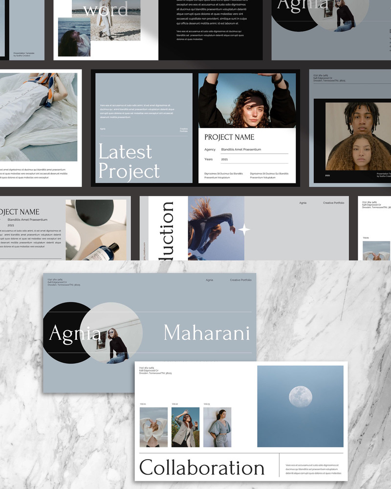 AGNIA Creative Portfolio - Keynote template - Features Image 1