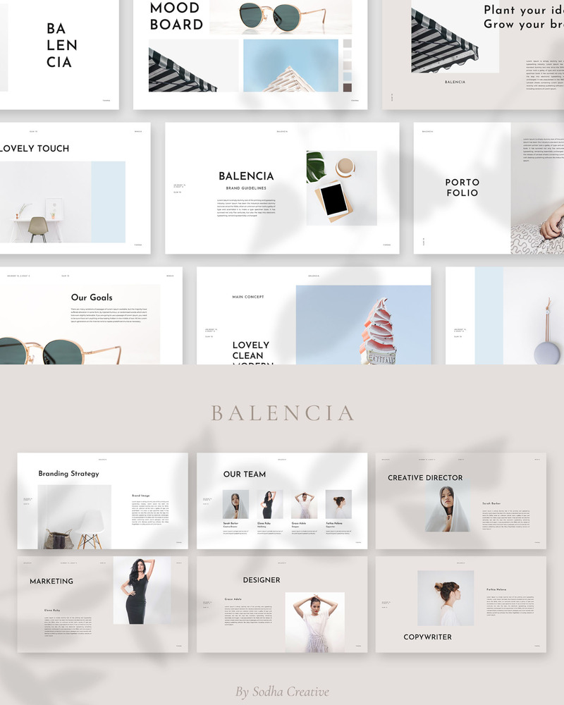 Balencia Google Slides Template - Features Image 1
