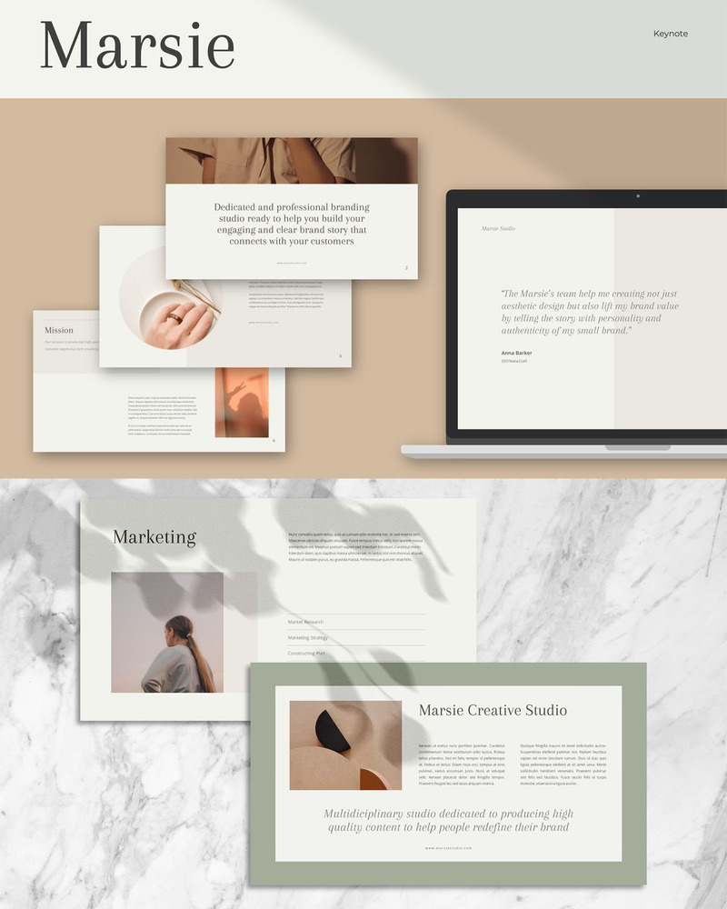 MARSIE - Modello di keynote - Caratteristiche Immagine 1