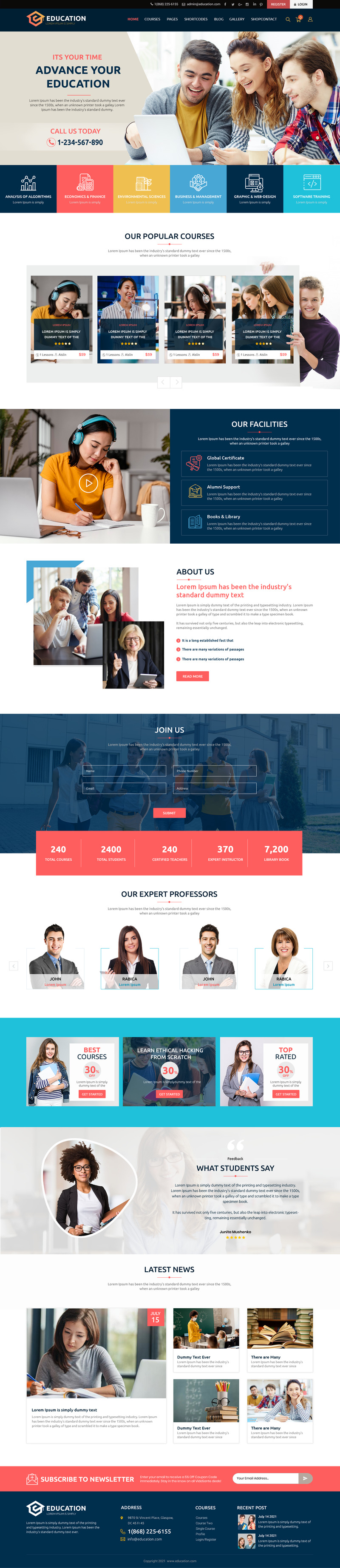 LMS Education - Learnpress, Responsive WordPress Theme - Features Image 1