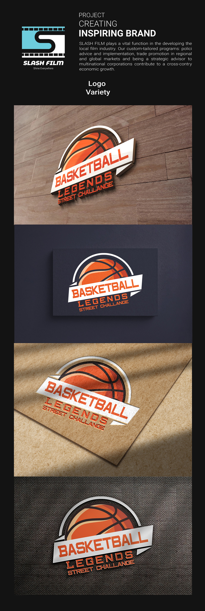 Szablon Logo sportowe projektu koszykówki - Obraz funkcji 1