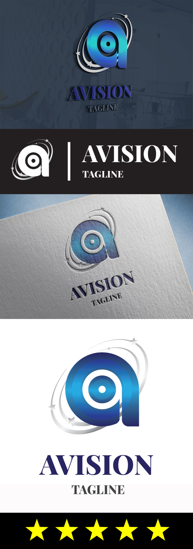Avision - Modèle de logo lettre A - Caractéristiques de l’image 1