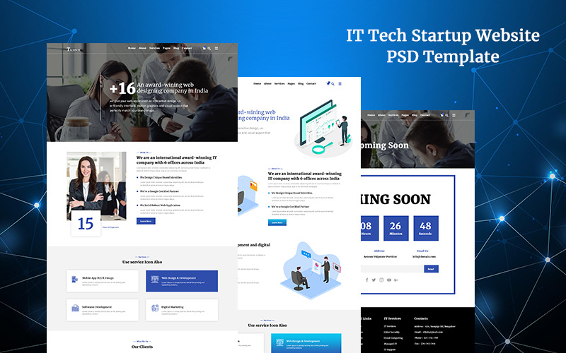 IT Tech Startup Website - Features Image 1