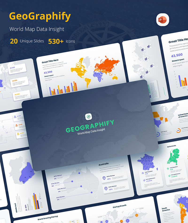 Geographify - World Map Insight Presentation - Features Image 1