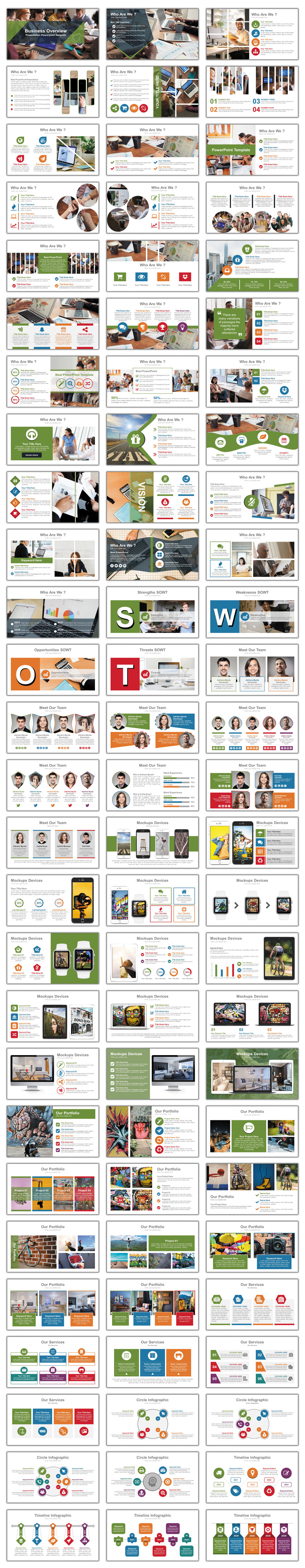 Business Overview Keynote Template - Features Image 1