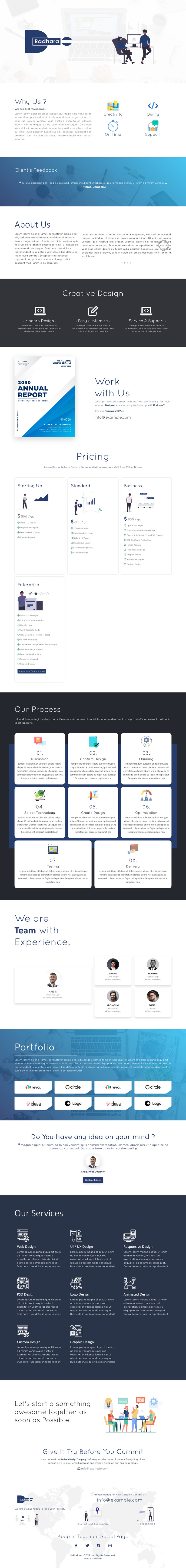 Radhara - Business Design Company HTML Responsive Template - Features Image 1