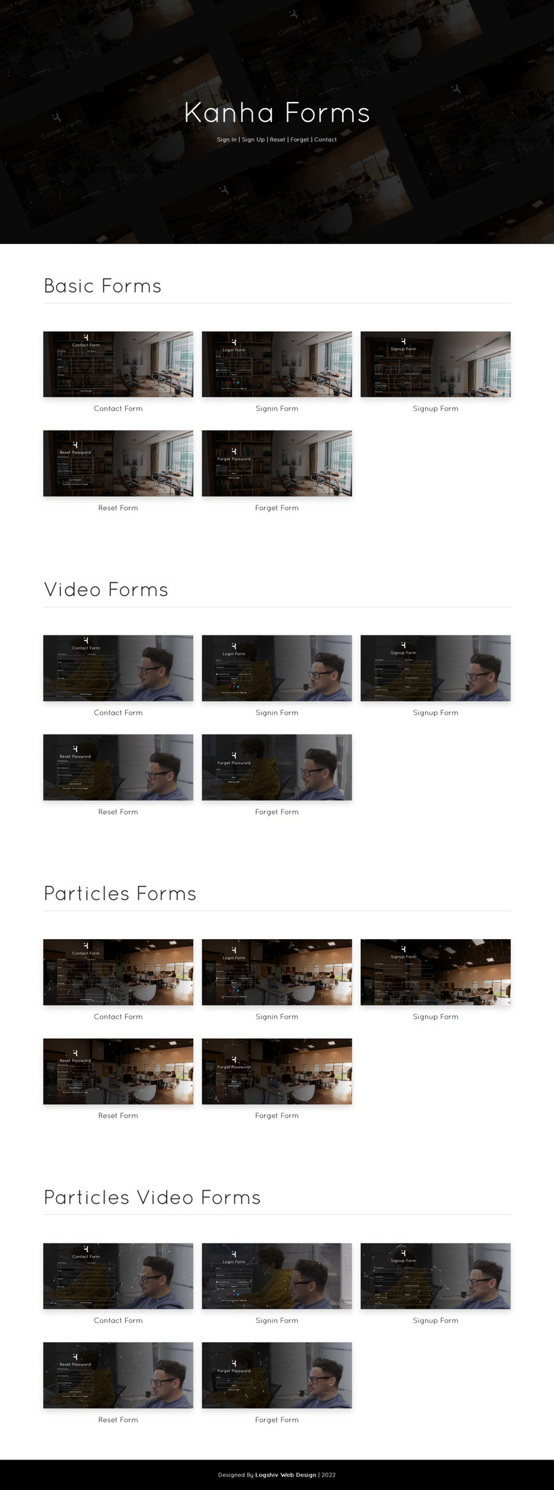 Kanha | Signin - Signup - Contact - Reset - Forget Bootstrap 5 Forms - Features Image 1