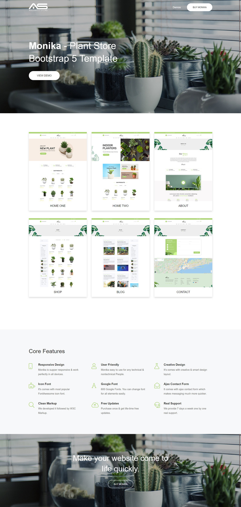 Monika - Plant Store Bootstrap 5 Website template - Features Image 1