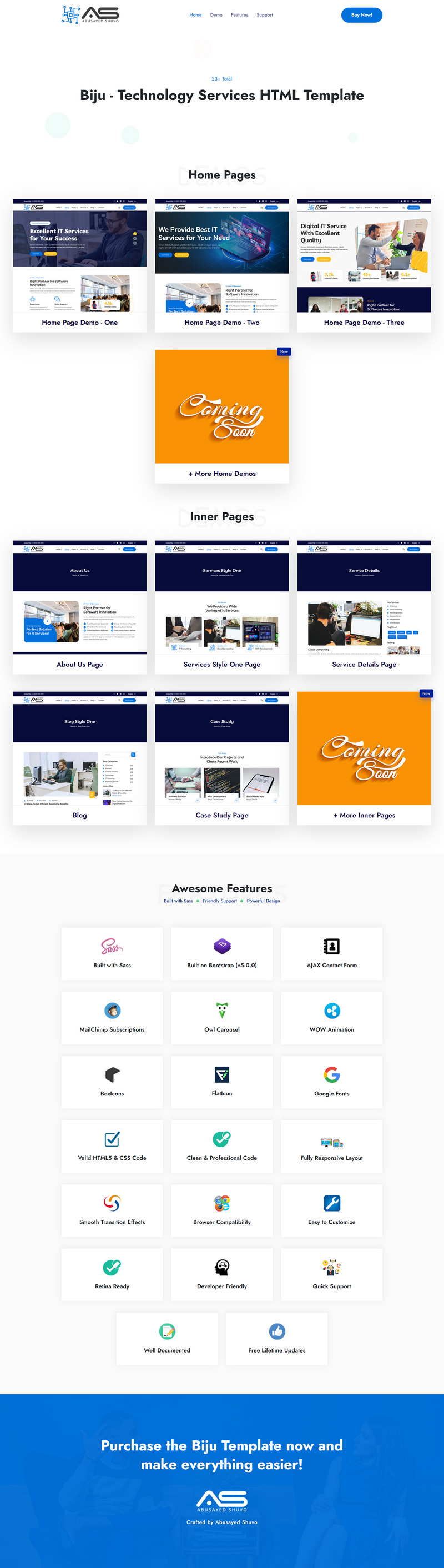 Biju - Technology Services HTML Website template - Features Image 1