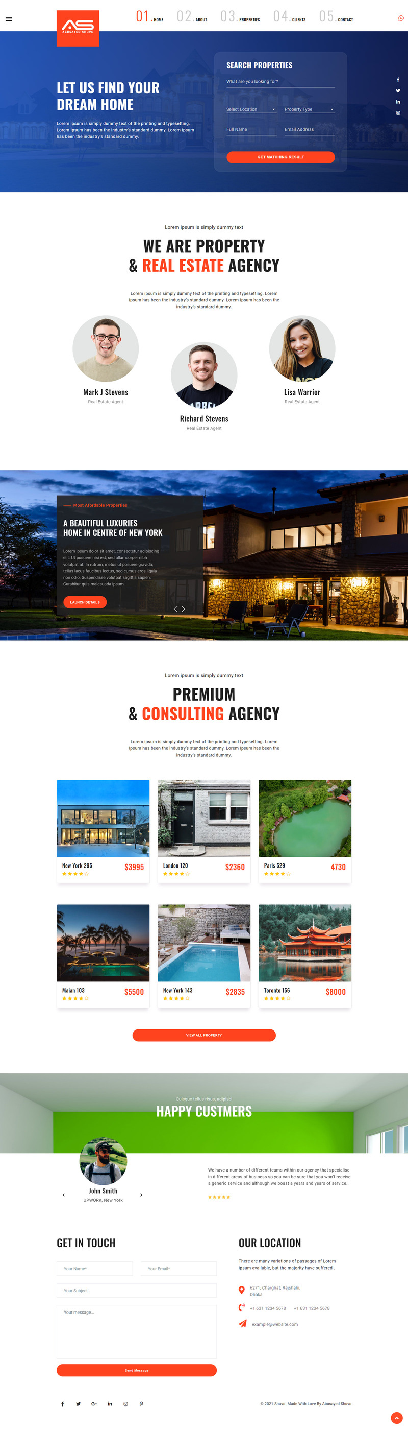 Shuvo | Property Listing HTML5 Landing Template - Features Image 1