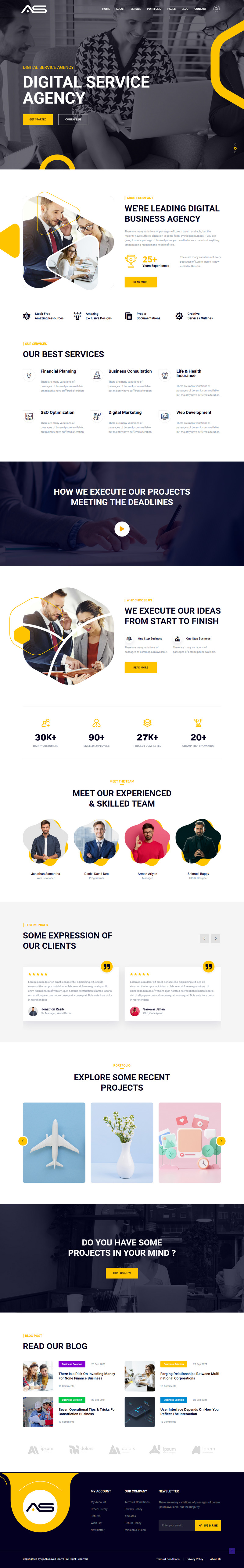 Bijugara - Digital Service Website Template - Features Image 1