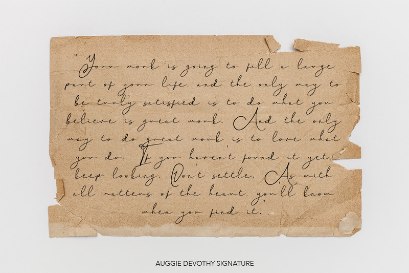 Auggie Devothy - Realistisk signatur - Features Image 5