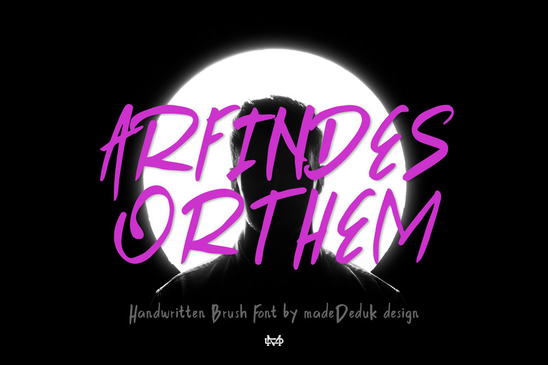 Arfindes Orthem - Script Font - Features Image 1