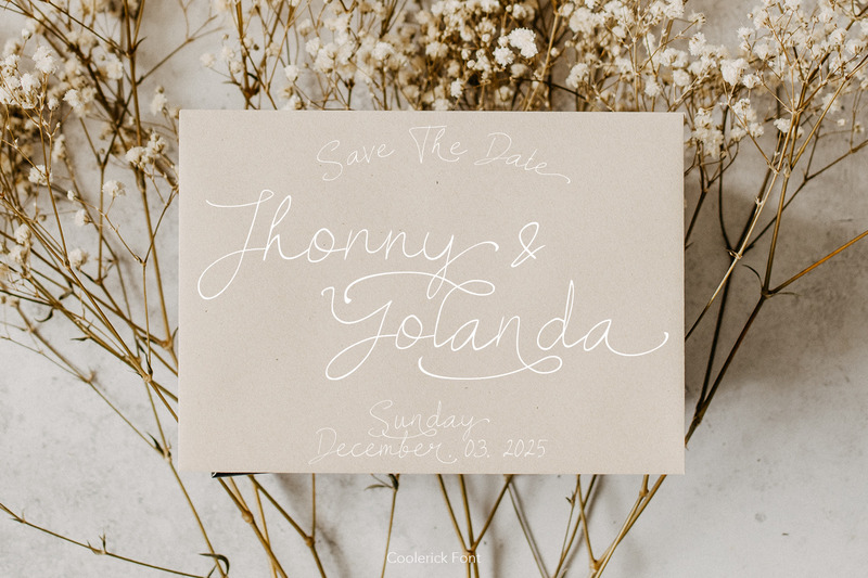 Carattere scritto a mano di Coolerick - Caratteristiche Immagine 10