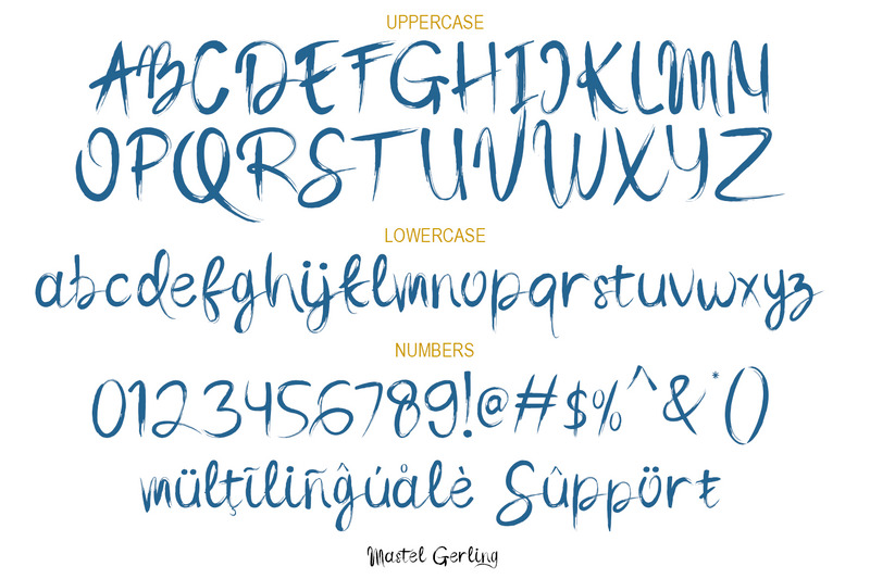 Mastel Gerling - Escritura de pincel - Características Imagen 5