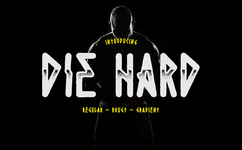 Die Hard - Nieuw rond lettertype - Features Image 1