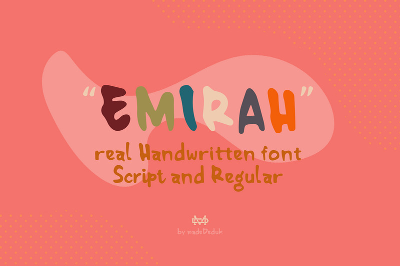 Emirah - Handskrivet och manus teckensnitt - Features Image 1