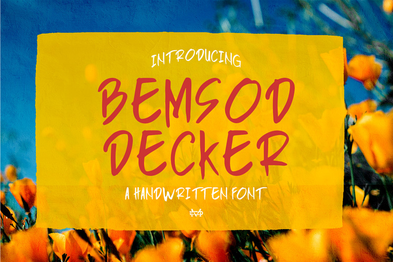 Bemsod Decker - Escrito a mano informal - Características Imagen 1