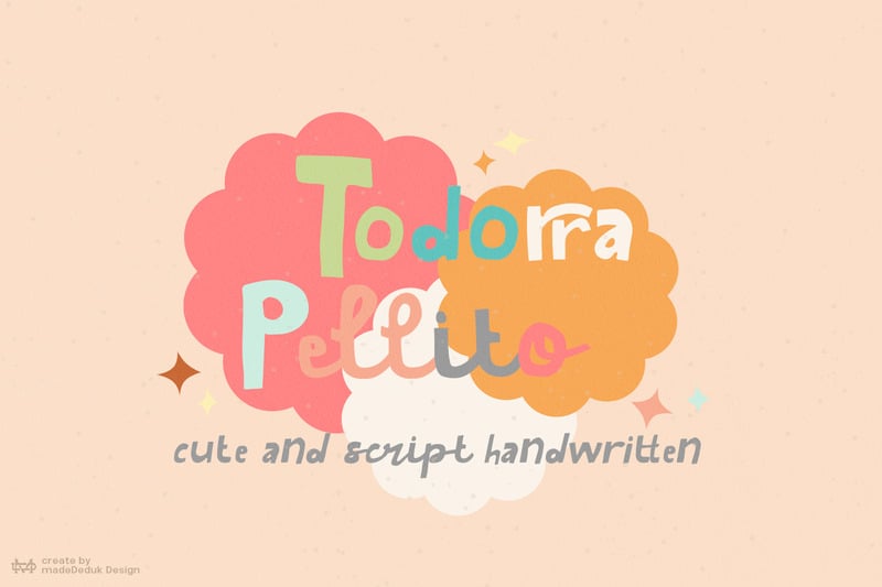 Todorra Pellito - рукописний шрифт - Features Image 1