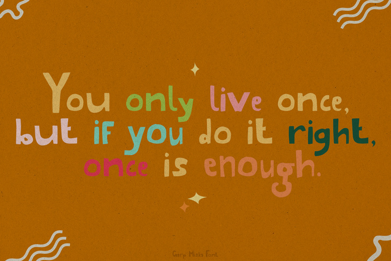 Garp Miska - грайливий шрифт - Features Image 3