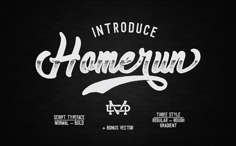 Script Homerun - Carattere tipografico familiare - Caratteristiche Immagine 1