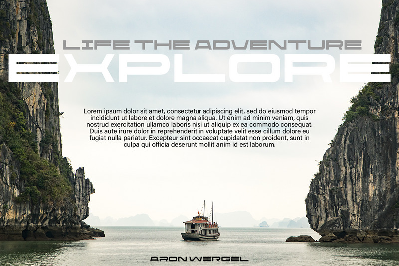 Aron Wergel - Futuristic Sans - Features Image 7