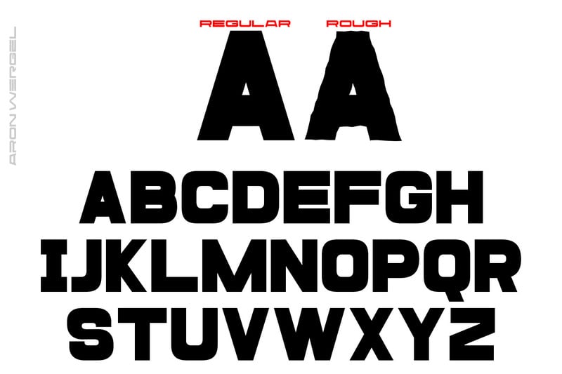 Aron Wergel - Futuristic Sans - Features Image 2