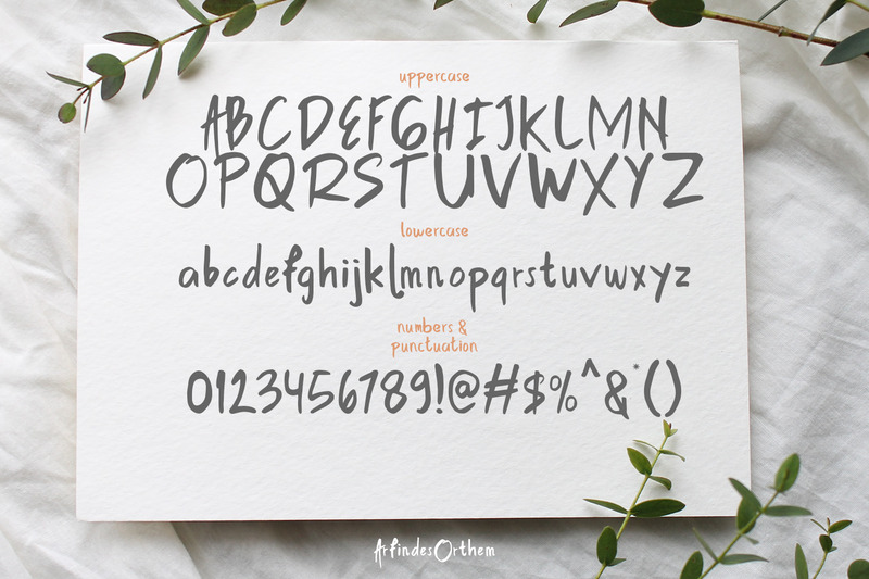 Arfindes Orthem - Script Font - Features Image 2