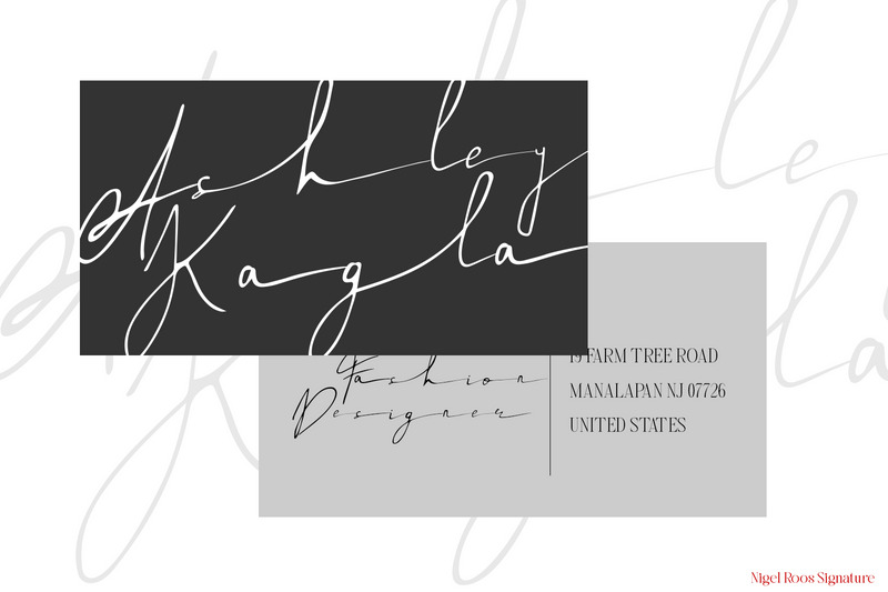 Nigel Roos Signature Font - Features Image 6