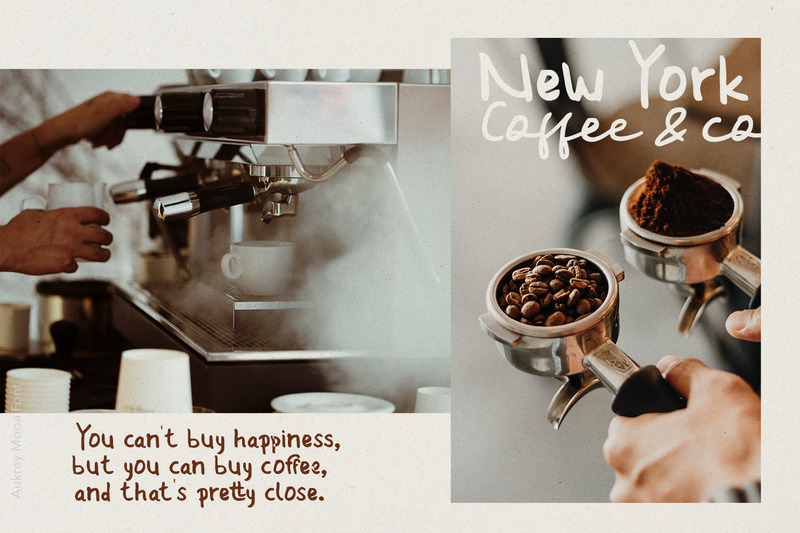 Carattere scritto a mano di Aukrey Mooa - Caratteristiche Immagine 6