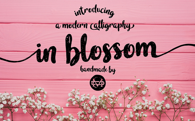 In Blossom - Beauty Script 字体 - Features Image 1