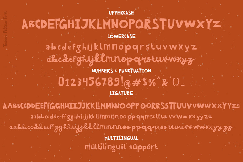 Todorra Pellito - рукописний шрифт - Features Image 6