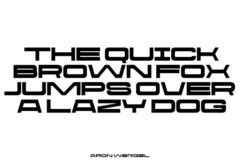 Aron Wergel - Futuristic Sans - Features Image 10
