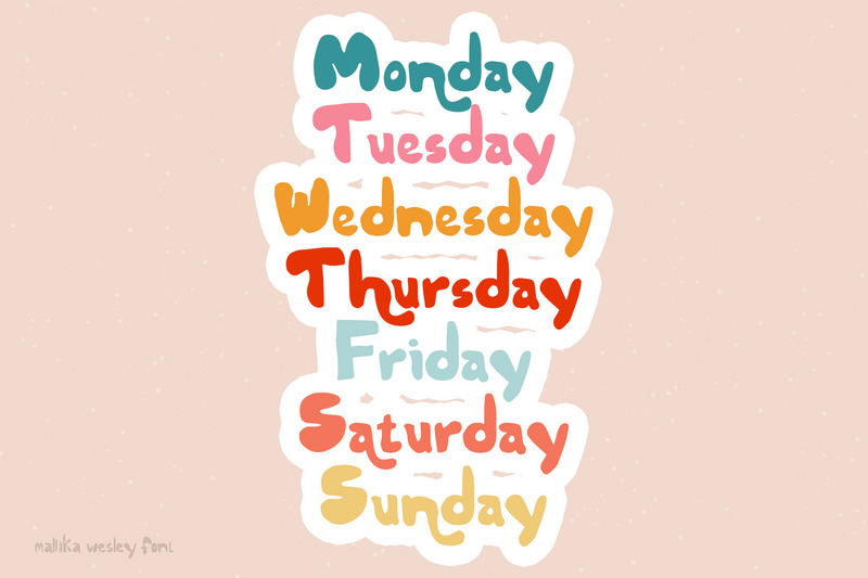Mallika Wesley - Playful Font - Features Image 13