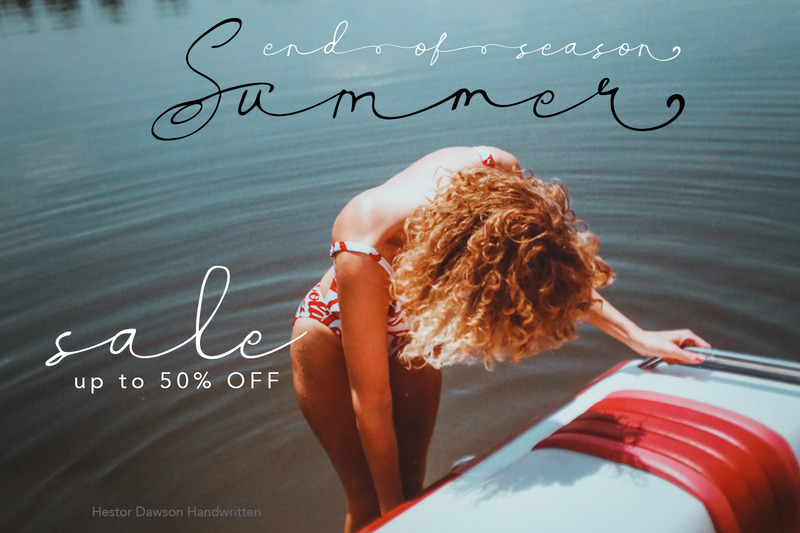 Хестор Доусон - рукописний шрифт - Features Image 5