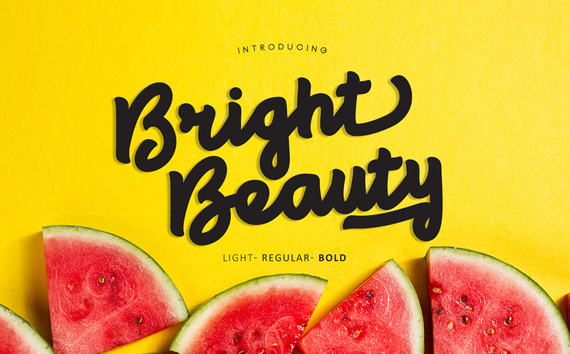 Bright Beauty Cursive Font - Features Image 1