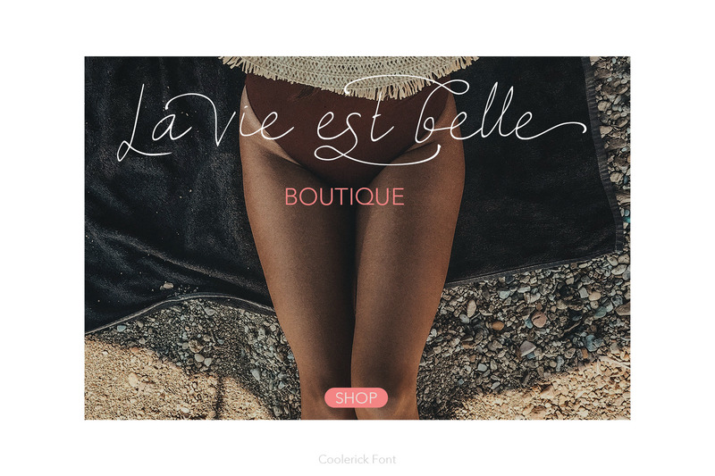 Carattere scritto a mano di Coolerick - Caratteristiche Immagine 2