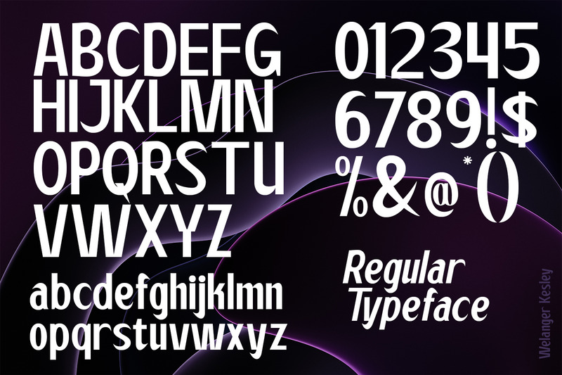 Welanger Kesley - Display Font - Features Image 4