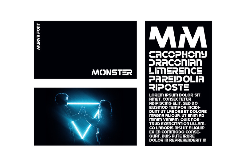 Murva - nowoczesna rozszerzona czcionka - Obraz funkcji 8