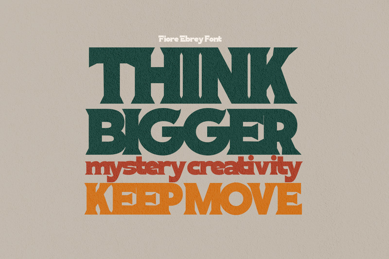 Fiore Ebrey - Wyświetl czcionkę - Obraz funkcji 10