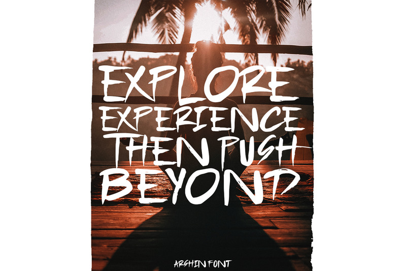 Arshin Handmade Brush Font - Features Image 2