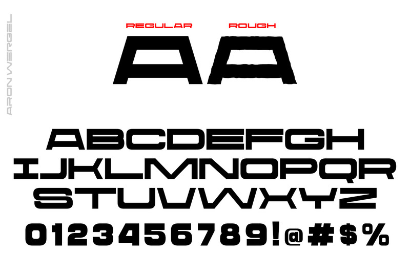 Aron Wergel - Futuristic Sans - Features Image 6