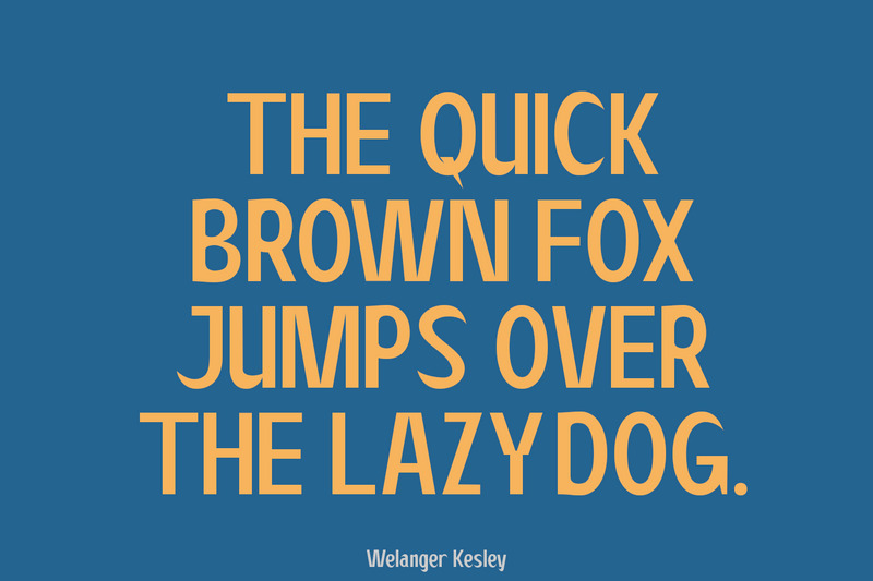 Welanger Kesley - Display Font - Features Image 7