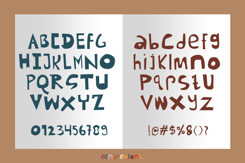 Kendrew Font - Lekfullt teckensnitt - Features Image 3