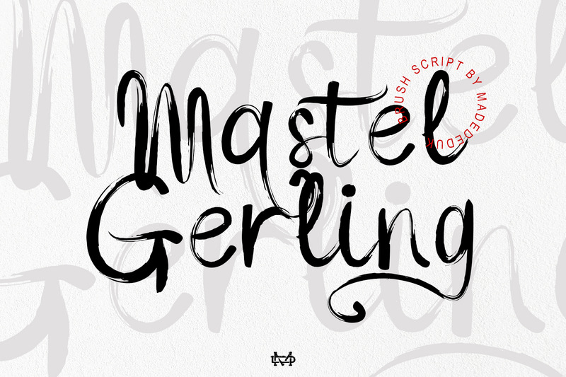 Mastel Gerling - Escritura de pincel - Características Imagen 1